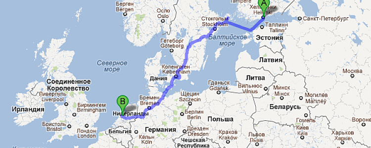 Как добраться из Хельсинки в Амстердам Как добраться из Хельсинки в Амстердам